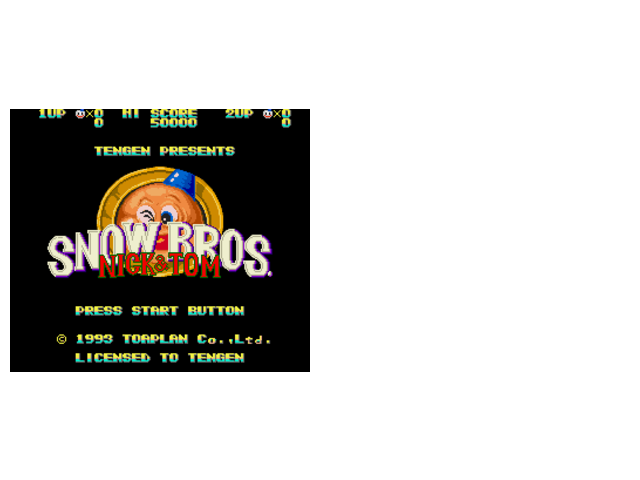 雪人兄弟 （命最多，不减，能力最强）